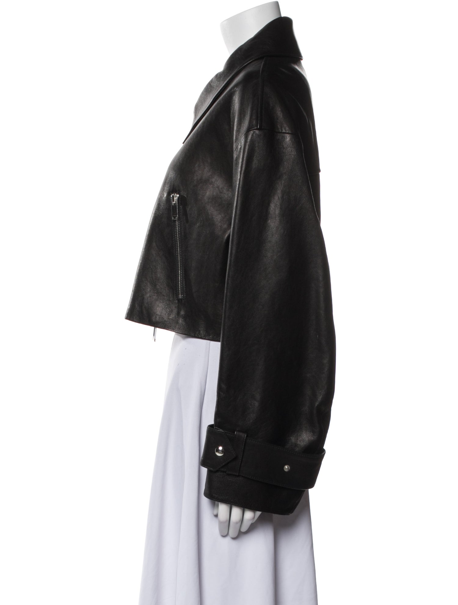 Khaite Leather Biker Jacket