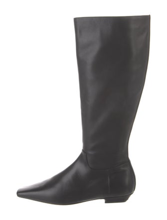 Khaite Leather Riding Boots