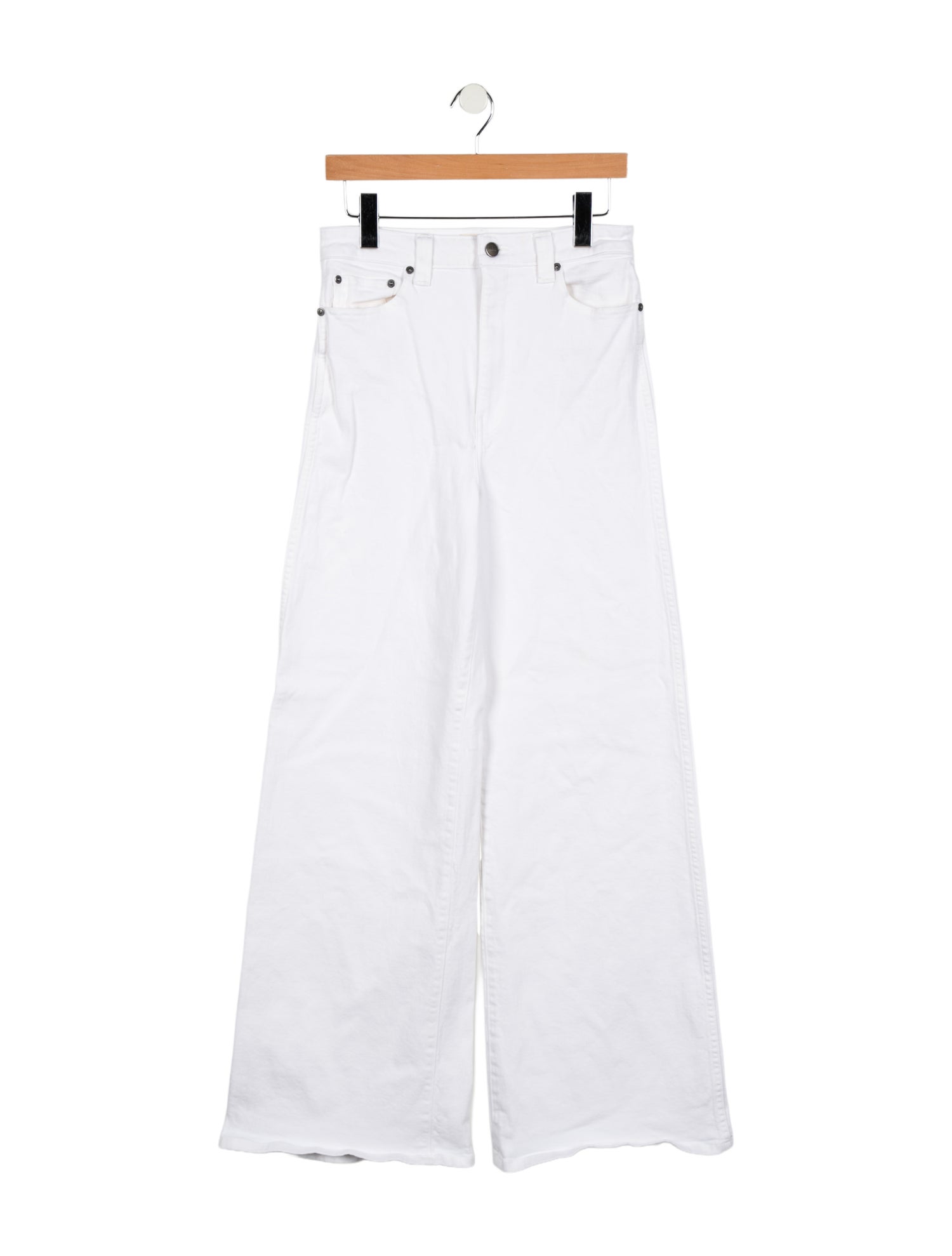 Khaite High-Rise Wide Leg Jeans