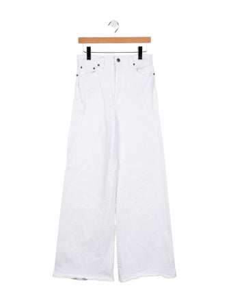 Khaite High-Rise Wide Leg Jeans