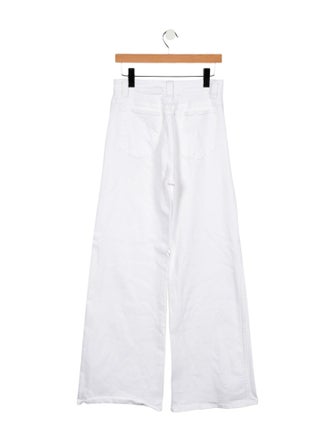 Khaite High-Rise Wide Leg Jeans