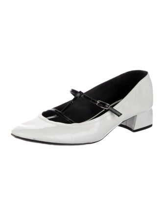 Khaite Patent Leather Slingback Pumps