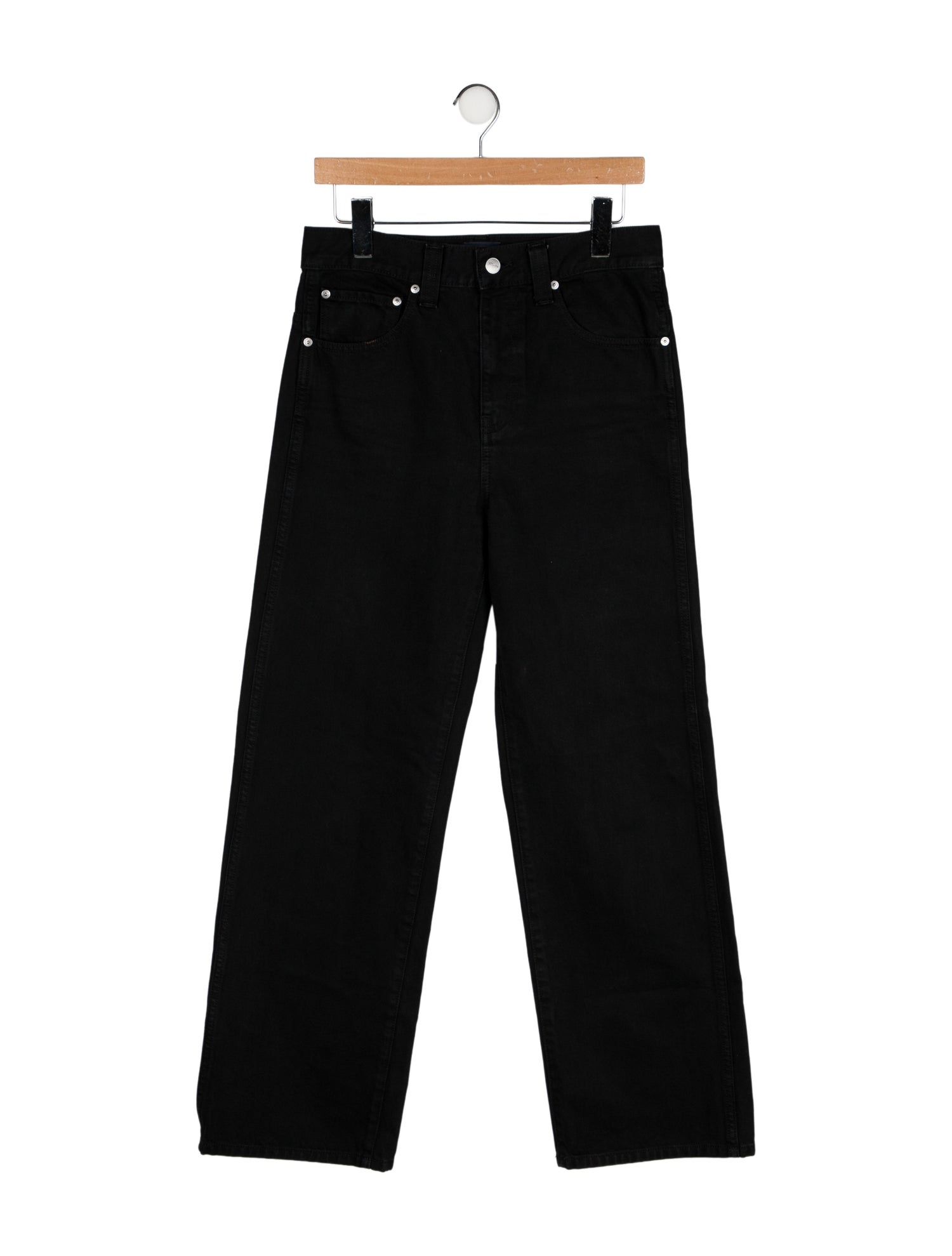 Khaite High-Rise Wide Leg Jeans