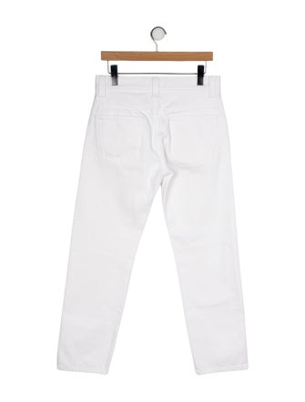 Khaite Mid-Rise Straight Leg Jeans