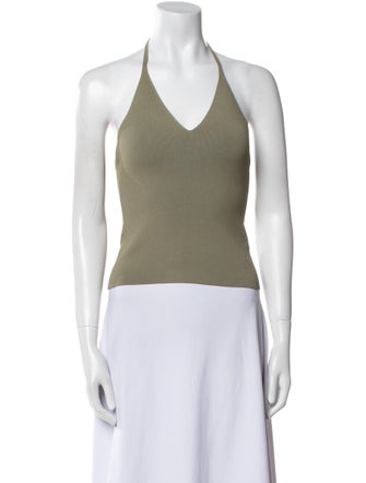 Khaite V-Neck Sleeveless Top