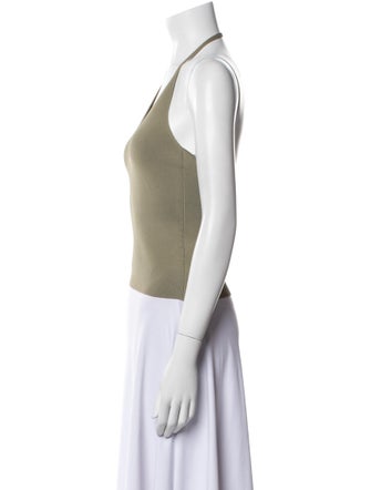 Khaite V-Neck Sleeveless Top