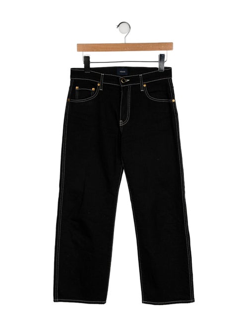 Khaite Mid-Rise Wide Leg Jeans