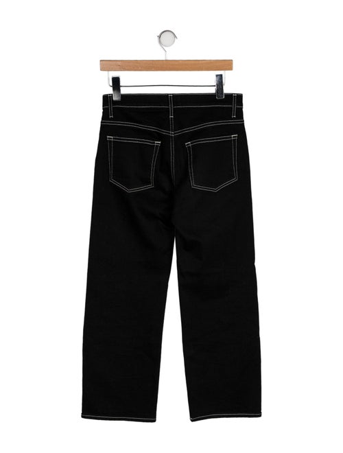 Khaite Mid-Rise Wide Leg Jeans
