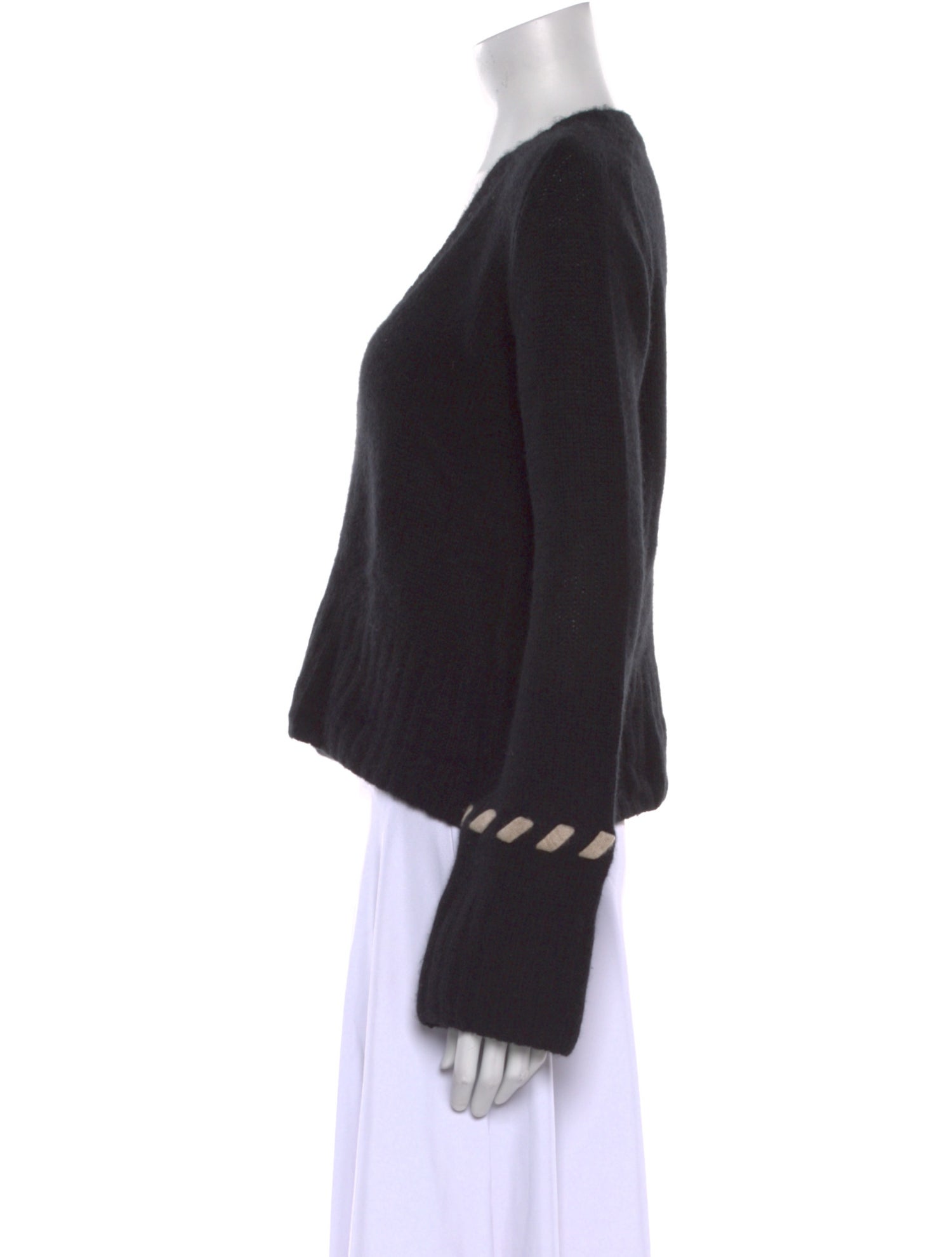 Khaite Cashmere V-Neck Sweater