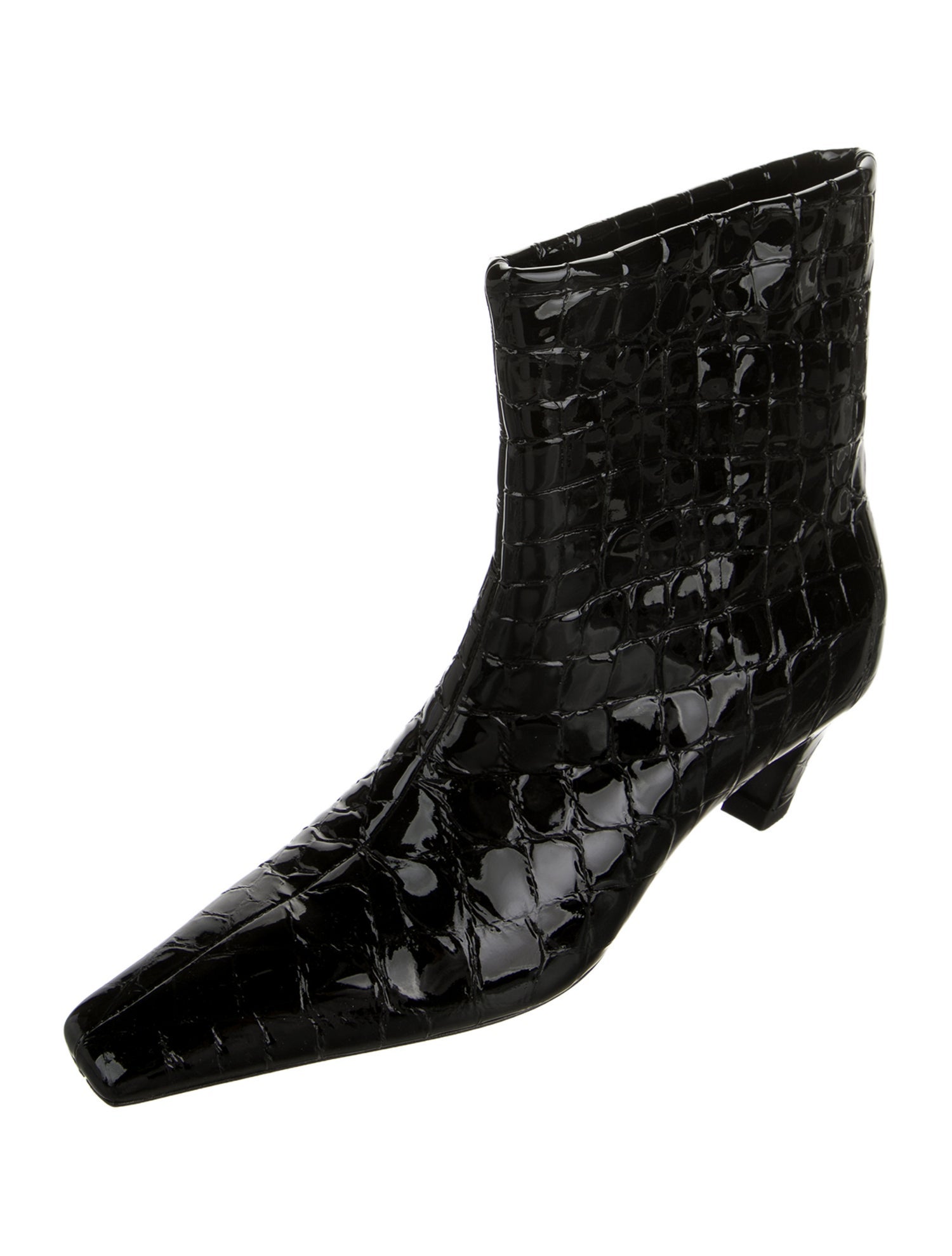 Khaite Patent Leather Boots