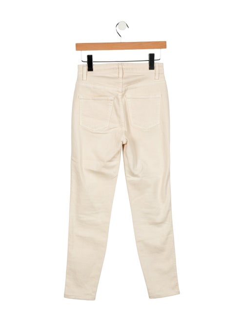 Khaite High-Rise Straight Leg Jeans