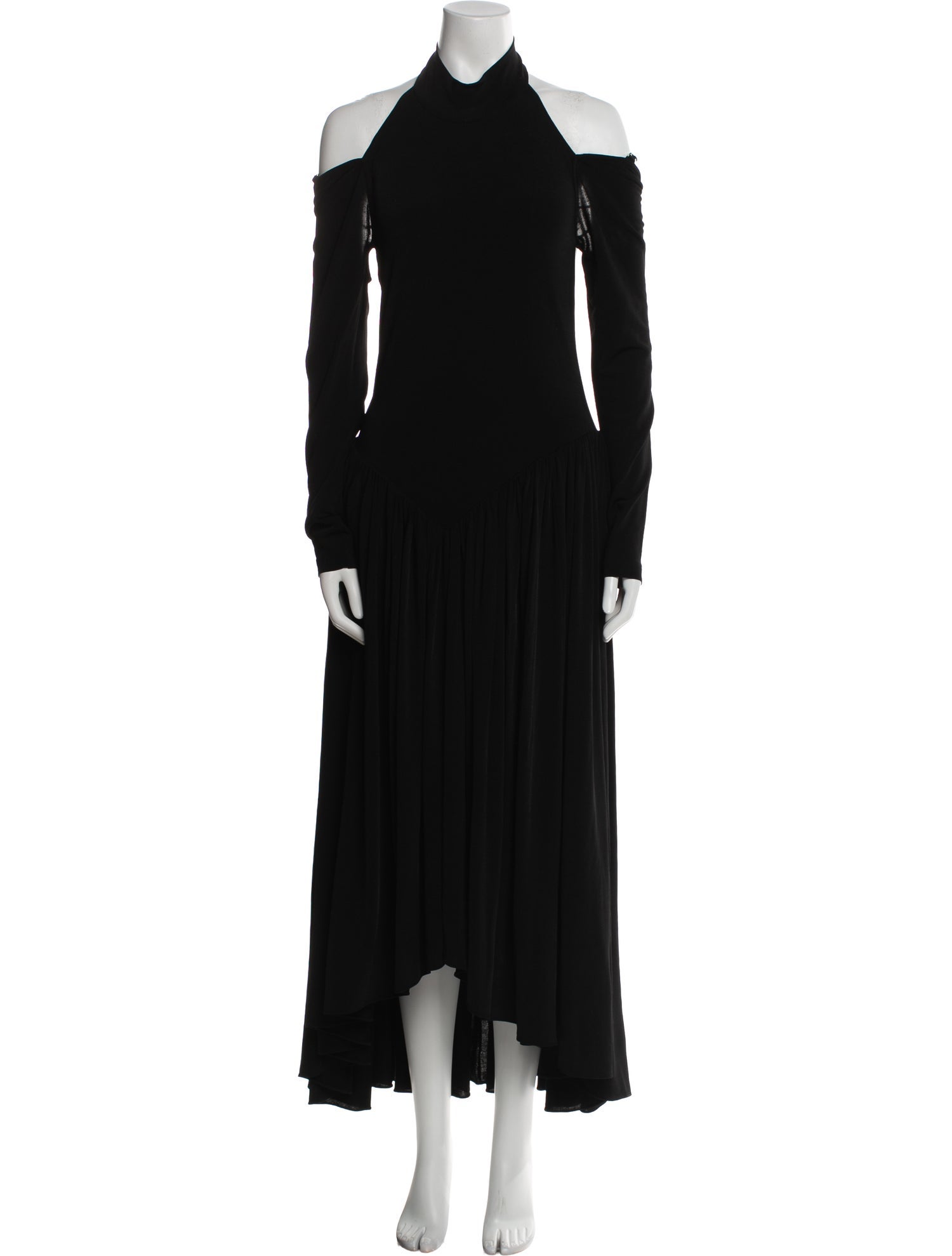 Khaite Off-The-Shoulder Long Dress