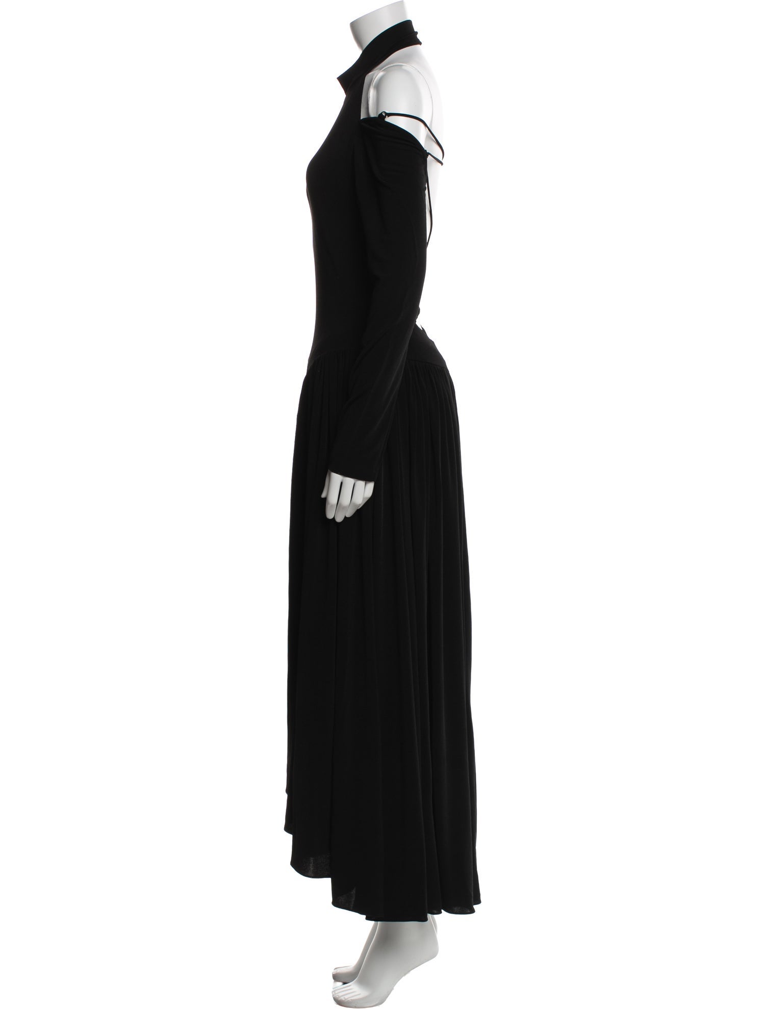 Khaite Off-The-Shoulder Long Dress