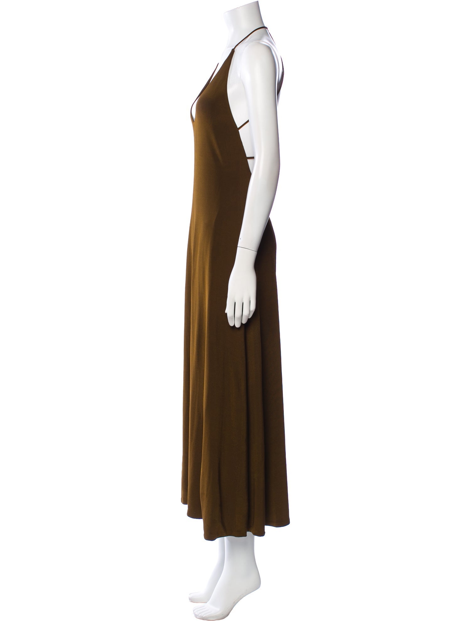 Khaite Halterneck Long Dress