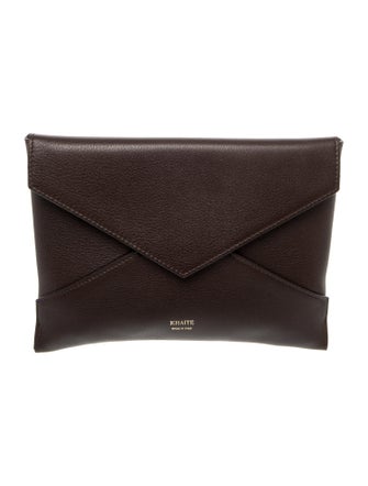 Khaite Leather Clutch