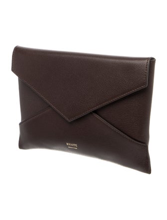 Khaite Leather Clutch