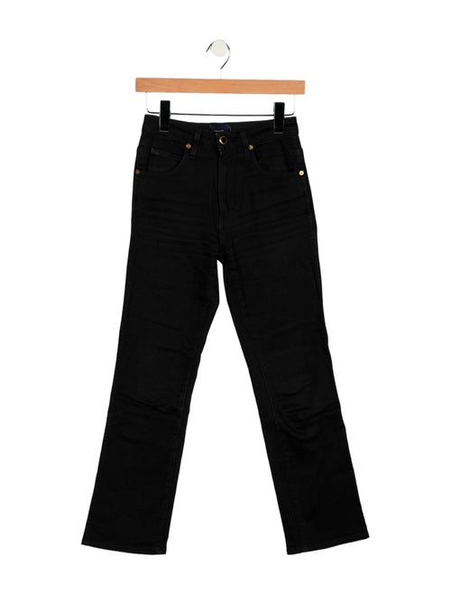Khaite Mid-Rise Straight Leg Jeans
