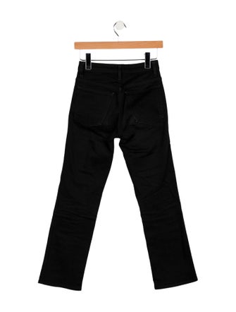 Khaite Mid-Rise Straight Leg Jeans