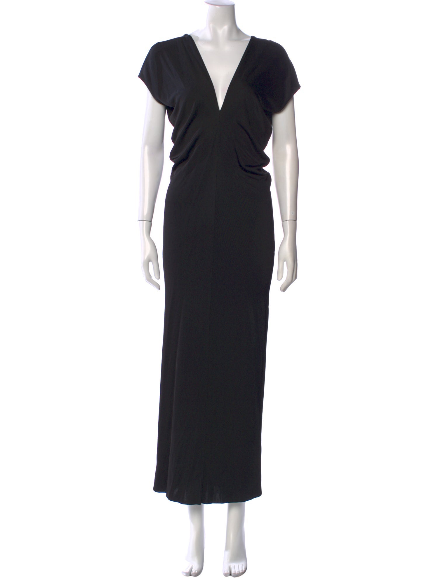 Khaite V-Neck Long Dress