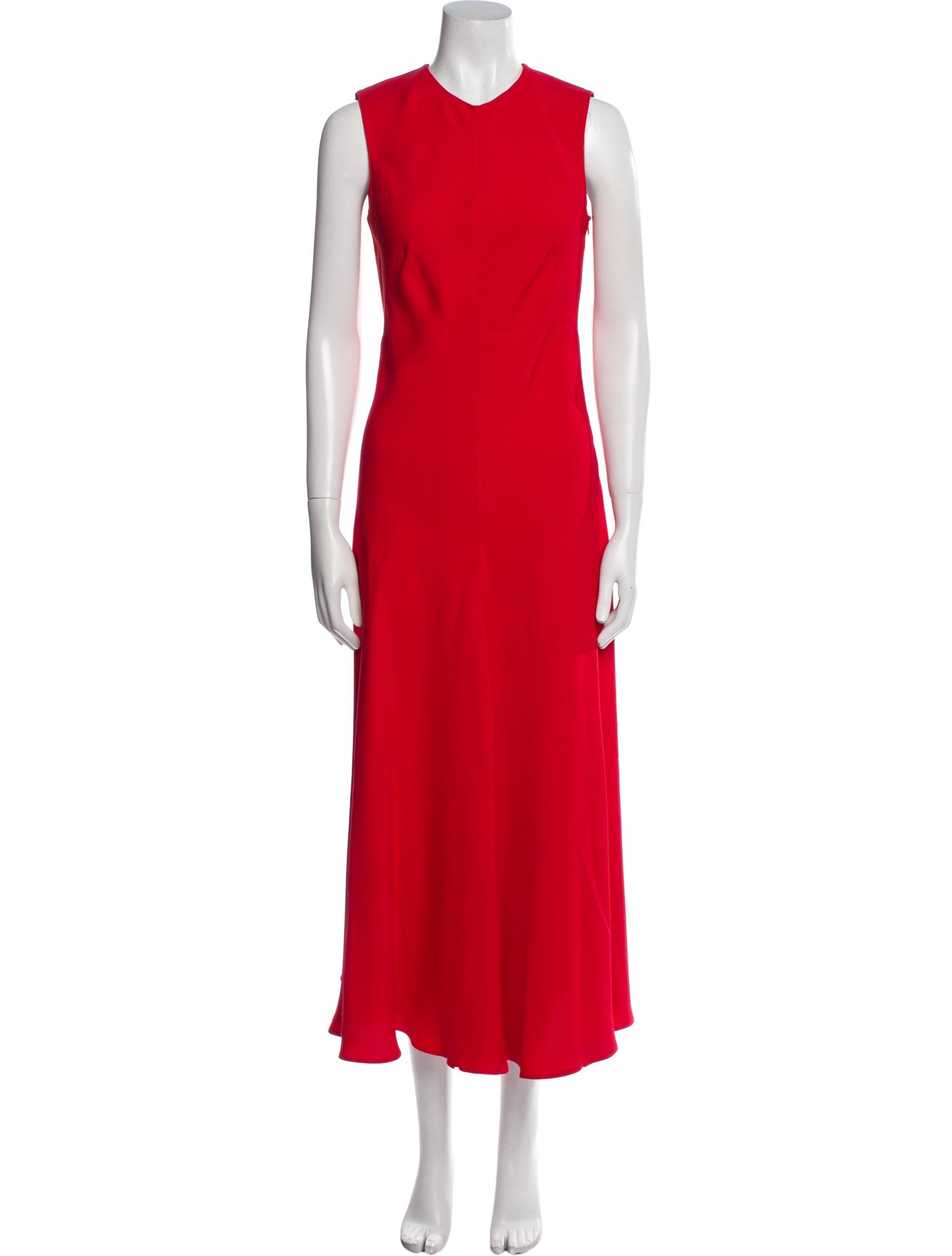 Khaite Crew Neck Long Dress