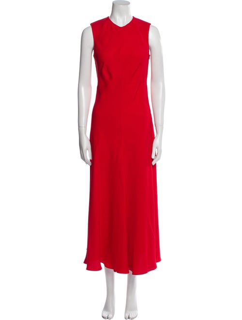 Khaite Crew Neck Long Dress