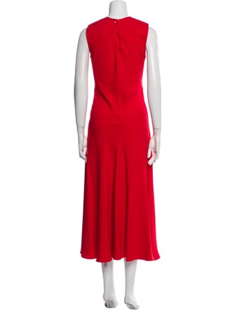 Khaite Crew Neck Long Dress