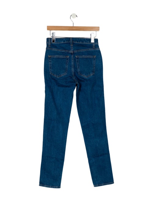 Khaite High-Rise Straight Leg Jeans