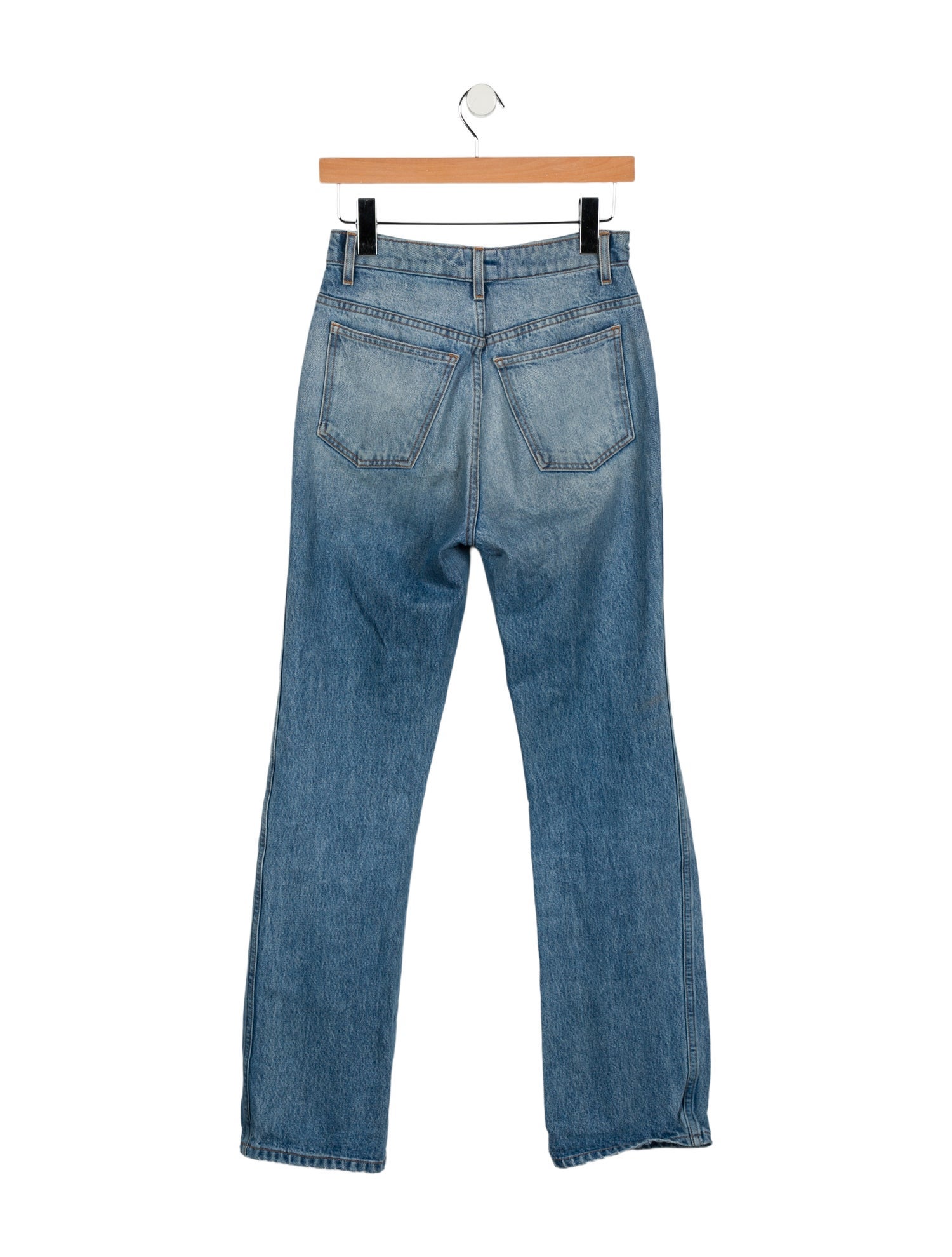 Khaite High-Rise Wide Leg Jeans