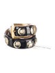 Khaite Patent Leather Studded Accents Belt