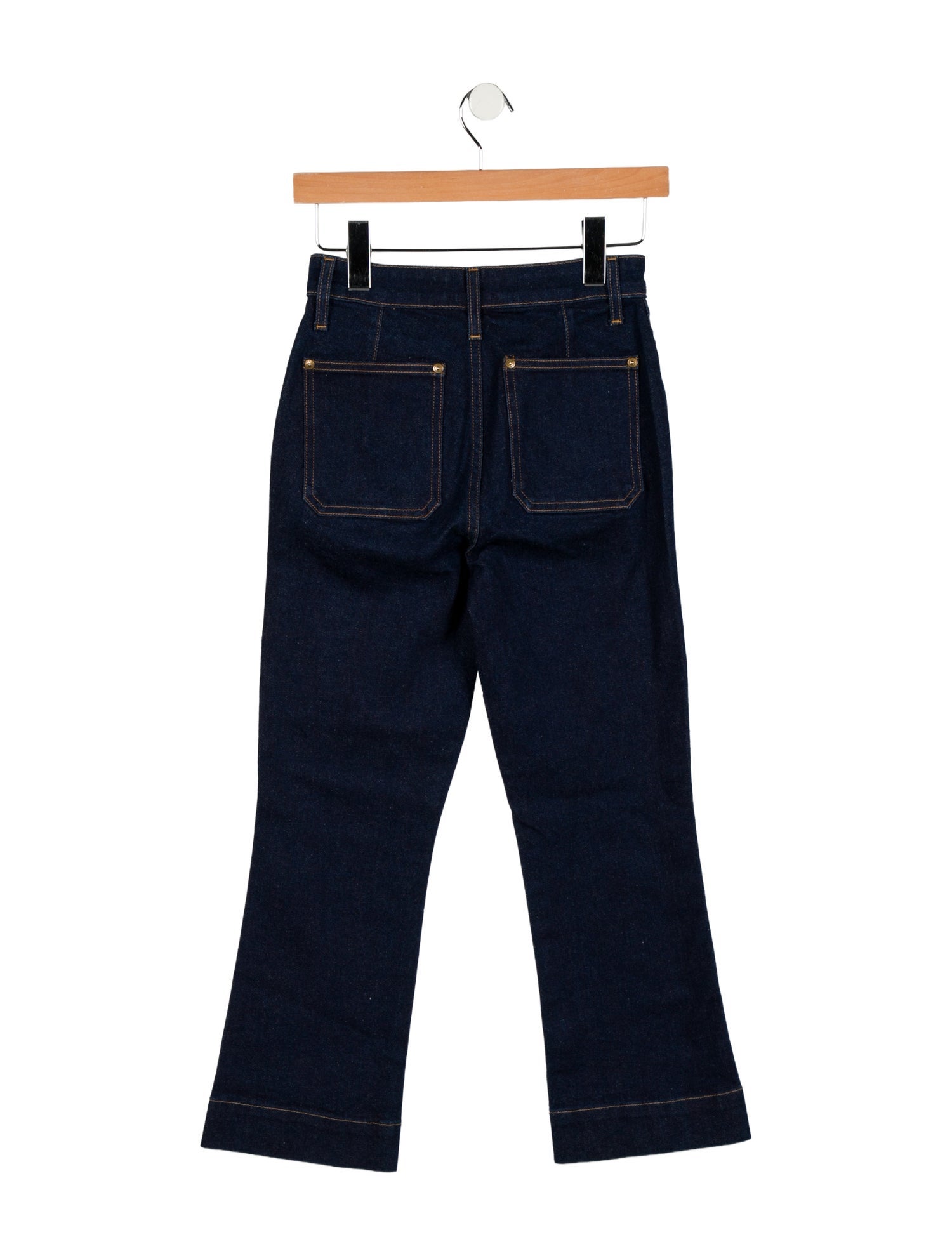 Khaite Low-Rise Straight Leg Jeans