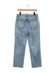 Khaite High-Rise Straight Leg Jeans