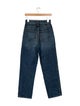 Khaite High-Rise Straight Leg Jeans