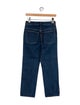 Khaite Mid-Rise Straight Leg Jeans