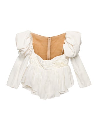 Khaite Cowl Neck Sleeveless Crop Top