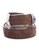Khaite Wide Suede Belt