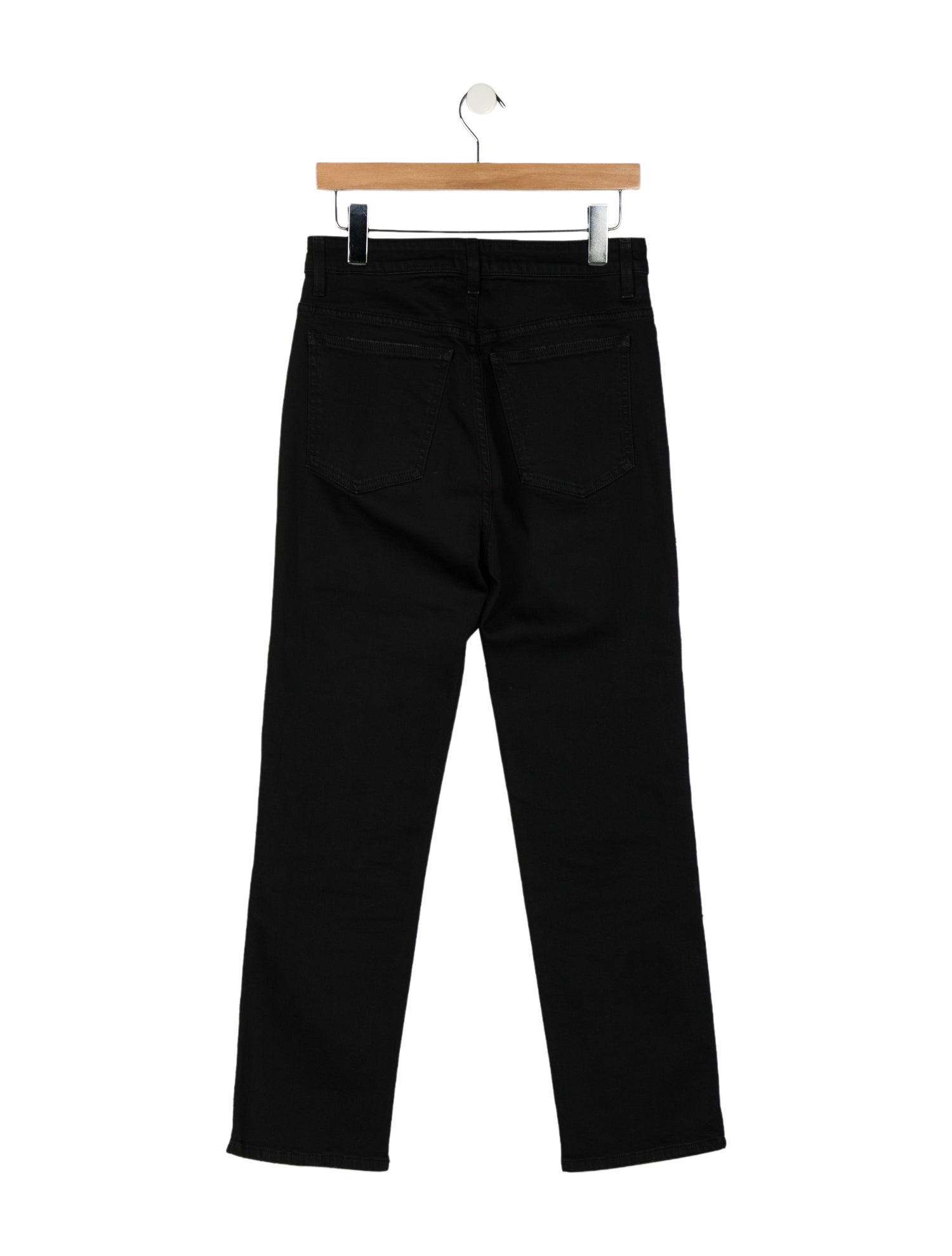 Khaite Mid-Rise Straight Leg Jeans