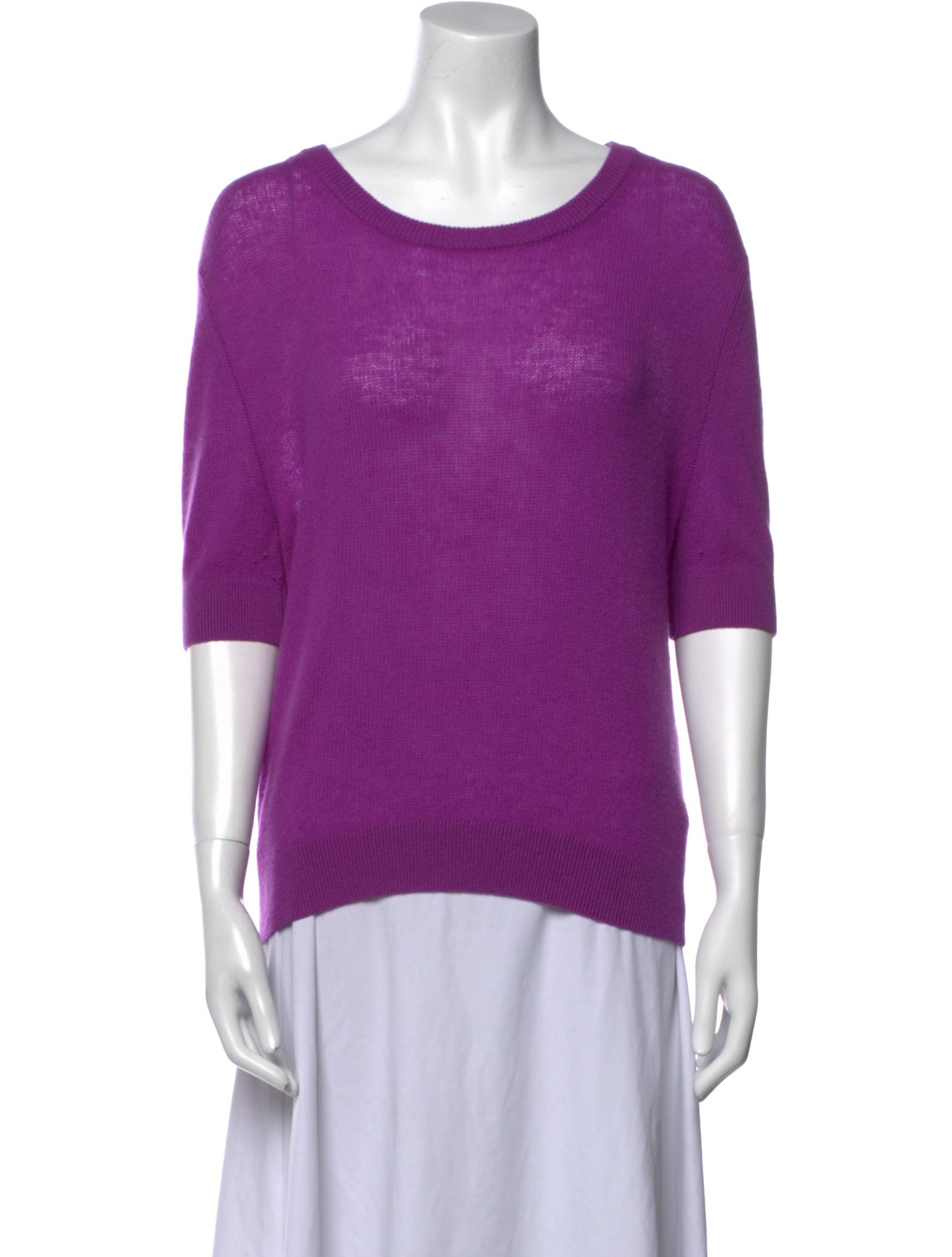 Khaite Cashmere Scoop Neck T-Shirt