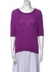 Khaite Cashmere Scoop Neck T-Shirt