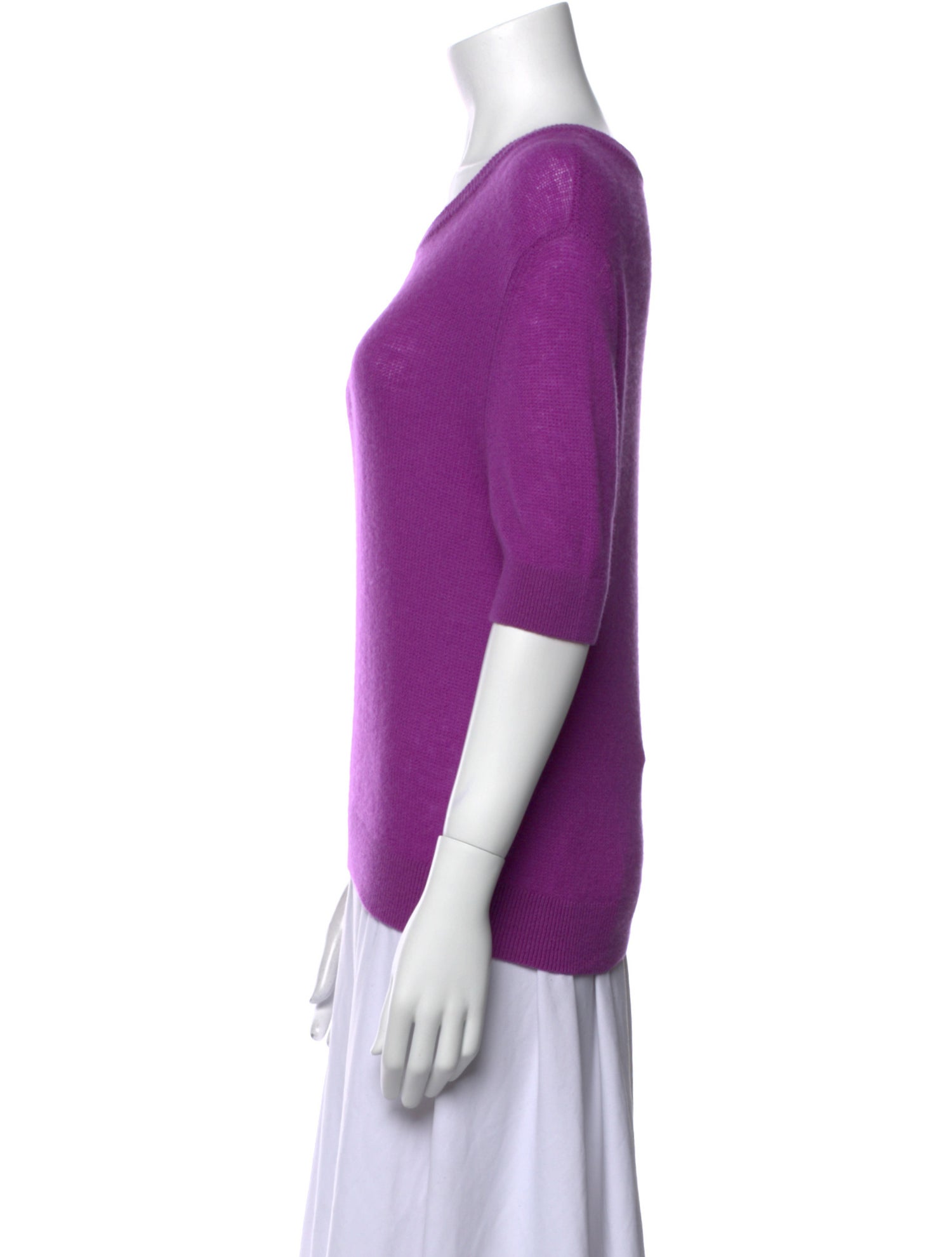 Khaite Cashmere Scoop Neck T-Shirt