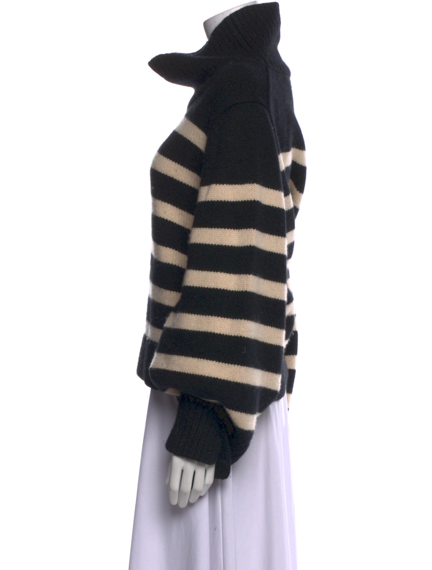 Khaite Cashmere Striped Sweater