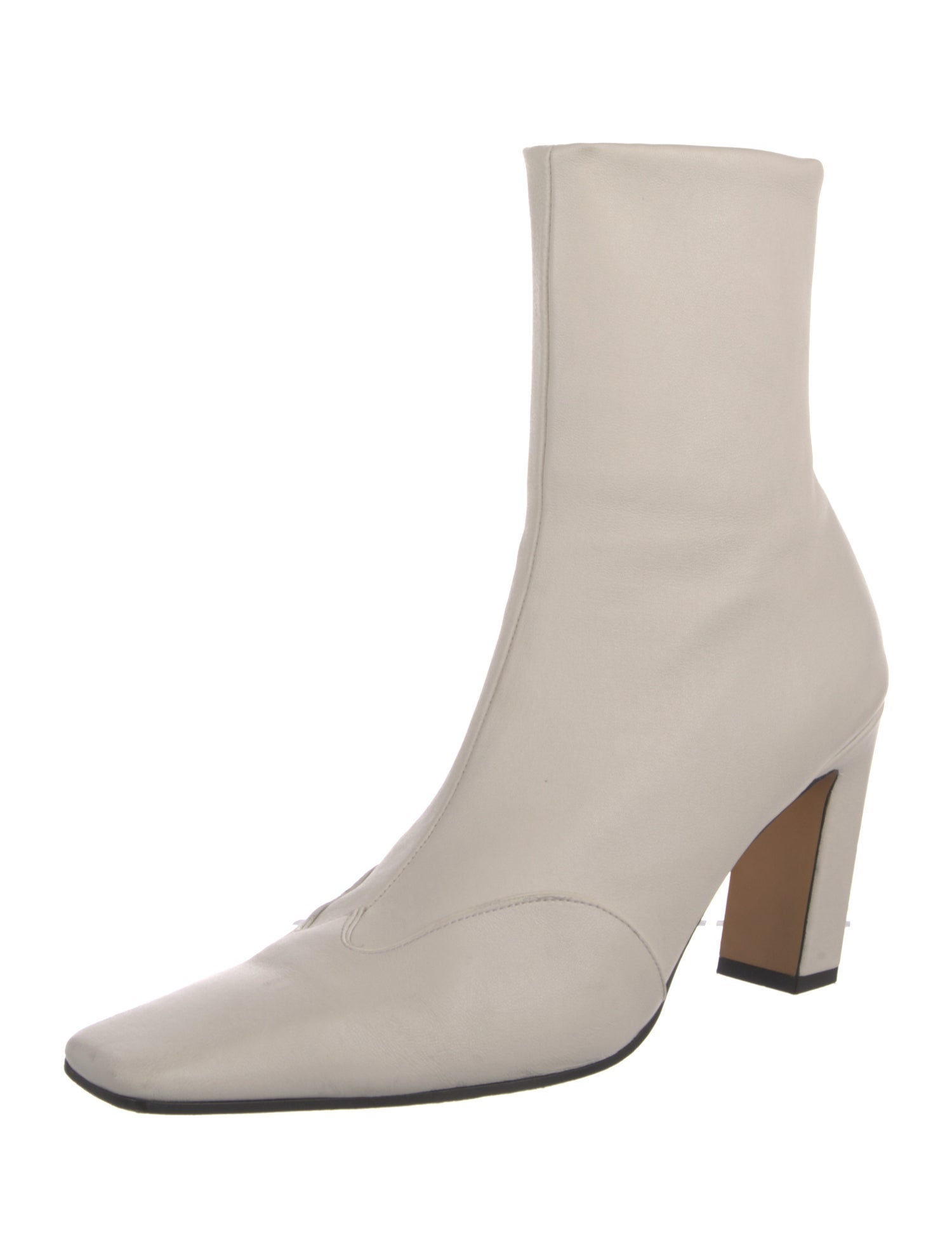 Khaite Leather Sock Boots