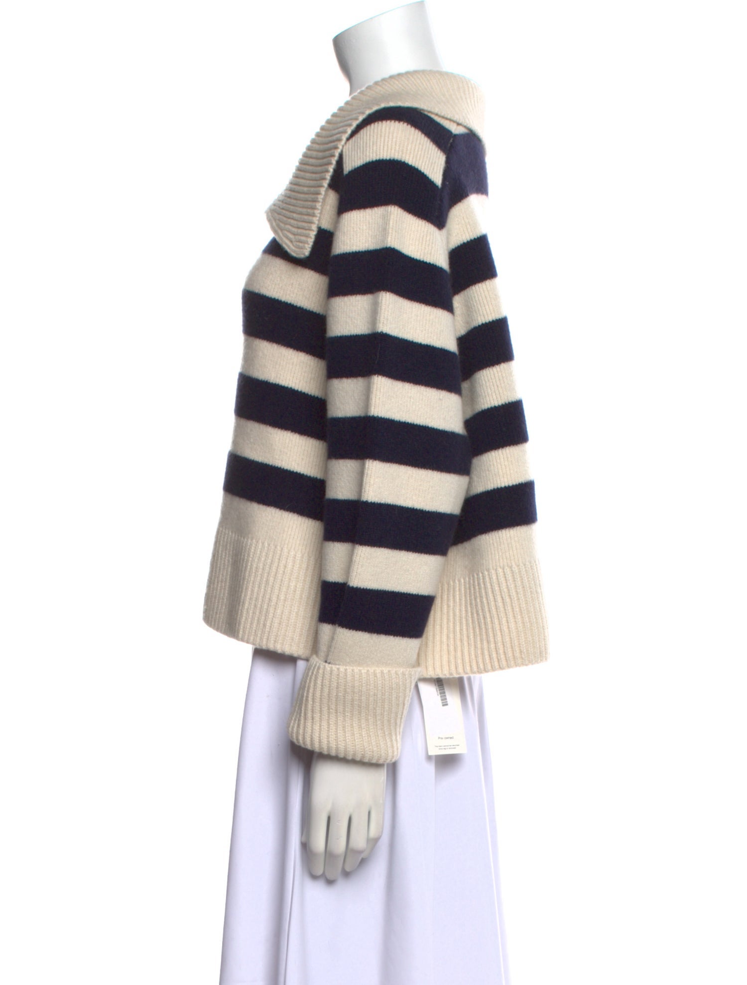 Khaite Cashmere Striped Sweater
