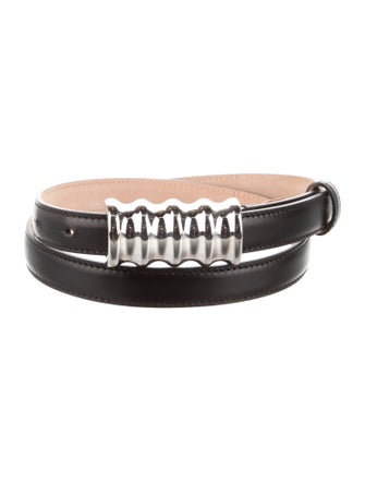 Khaite Skinny Leather Belt