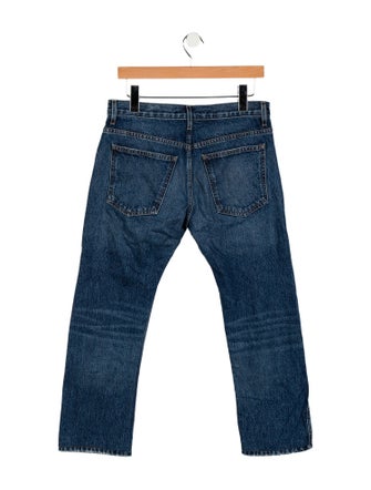 Khaite Mid-Rise Straight Leg Jeans