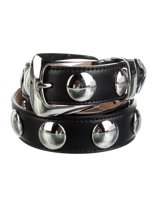 Khaite Leather Studded Accents Belt
