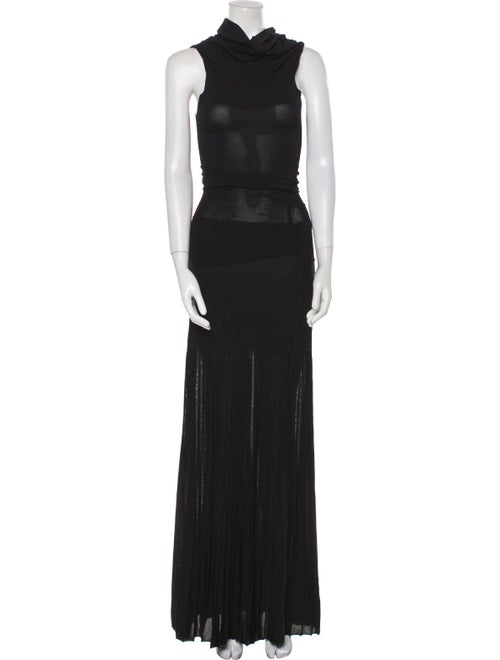 Khaite Cowl Neck Long Dress