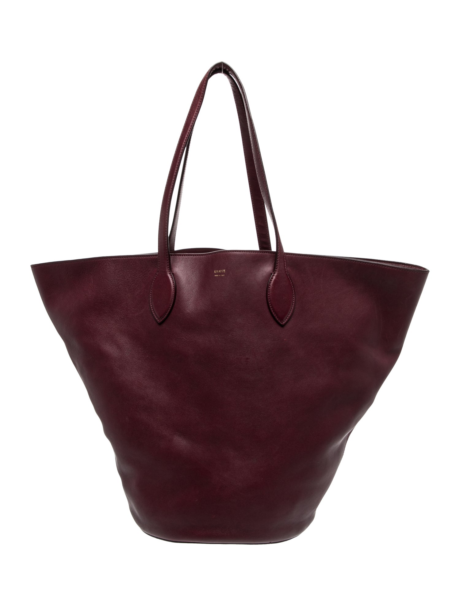 Khaite Leather Bucket Bag