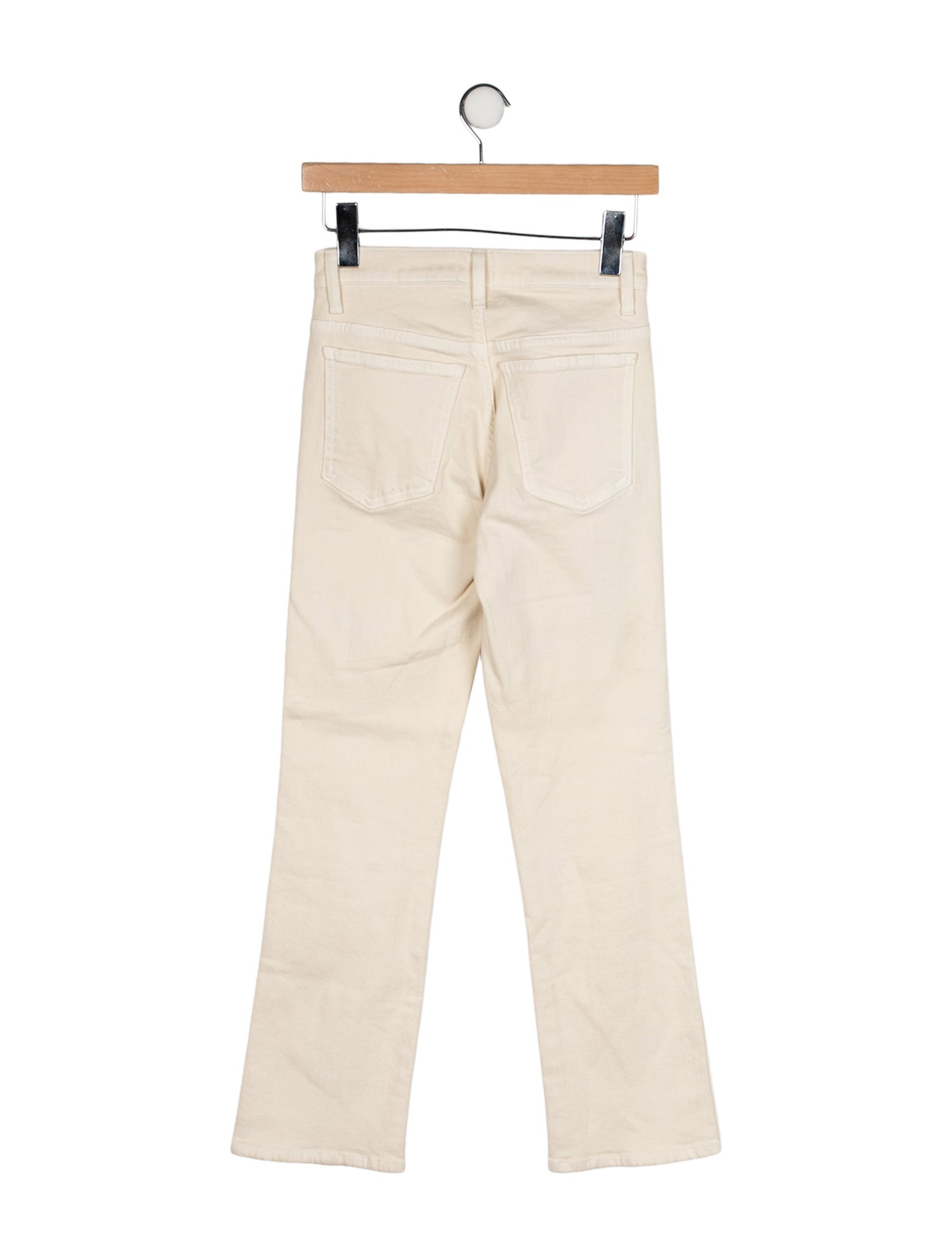 Khaite Mid-Rise Straight Leg Jeans