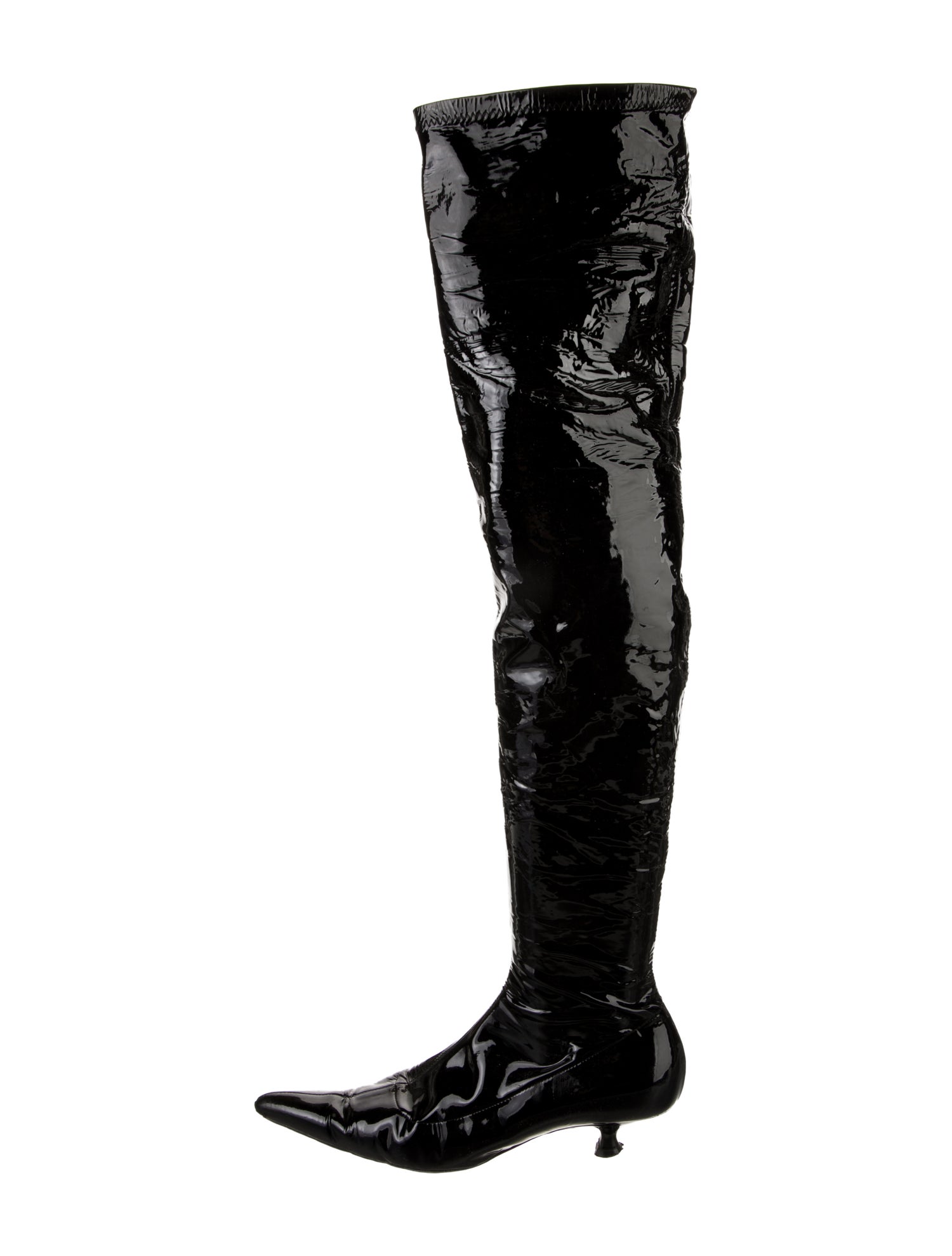 Khaite Patent Leather Boots