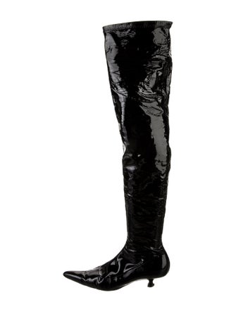 Khaite Patent Leather Boots